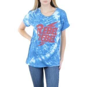 Chaser Rebel Rebel David Bowie Tie Dye T-Shirt Size Medium